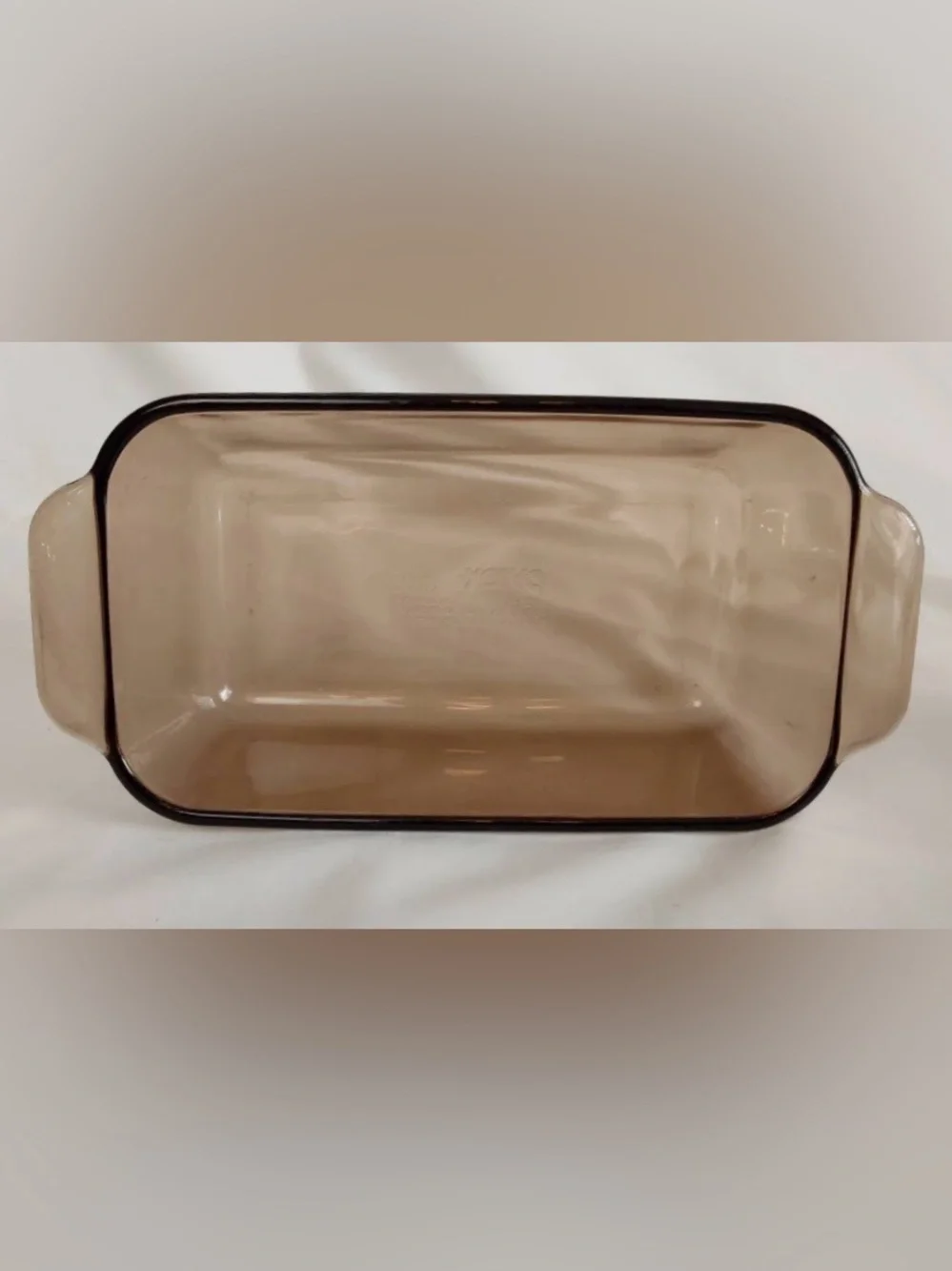 4pc Vintage Amber/Brown PYREX Baking Dishes- Some Chips